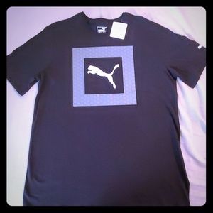 Puma Black Tee Mens Sz. L (NEW)